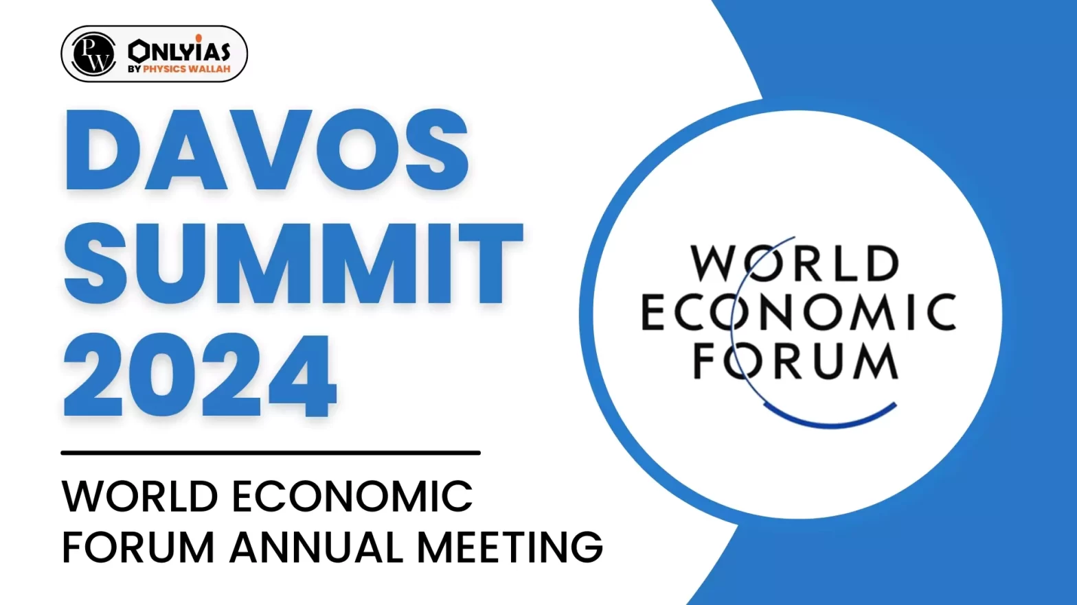 Davos Summit 2024: World Economic Forum Annual Meeting