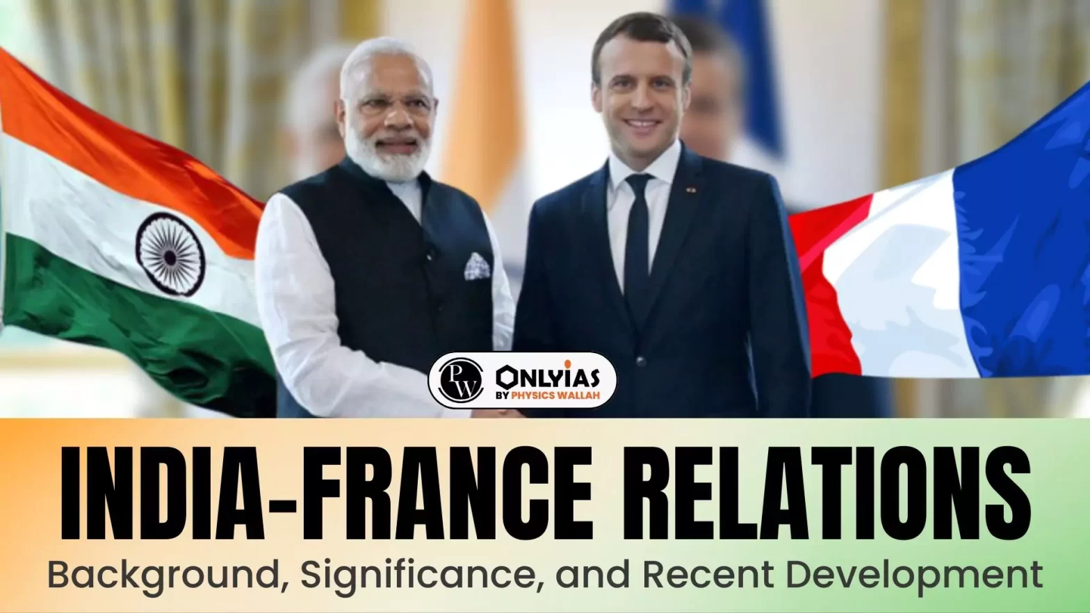 India France Relations: Background, Significance, and Recent Development