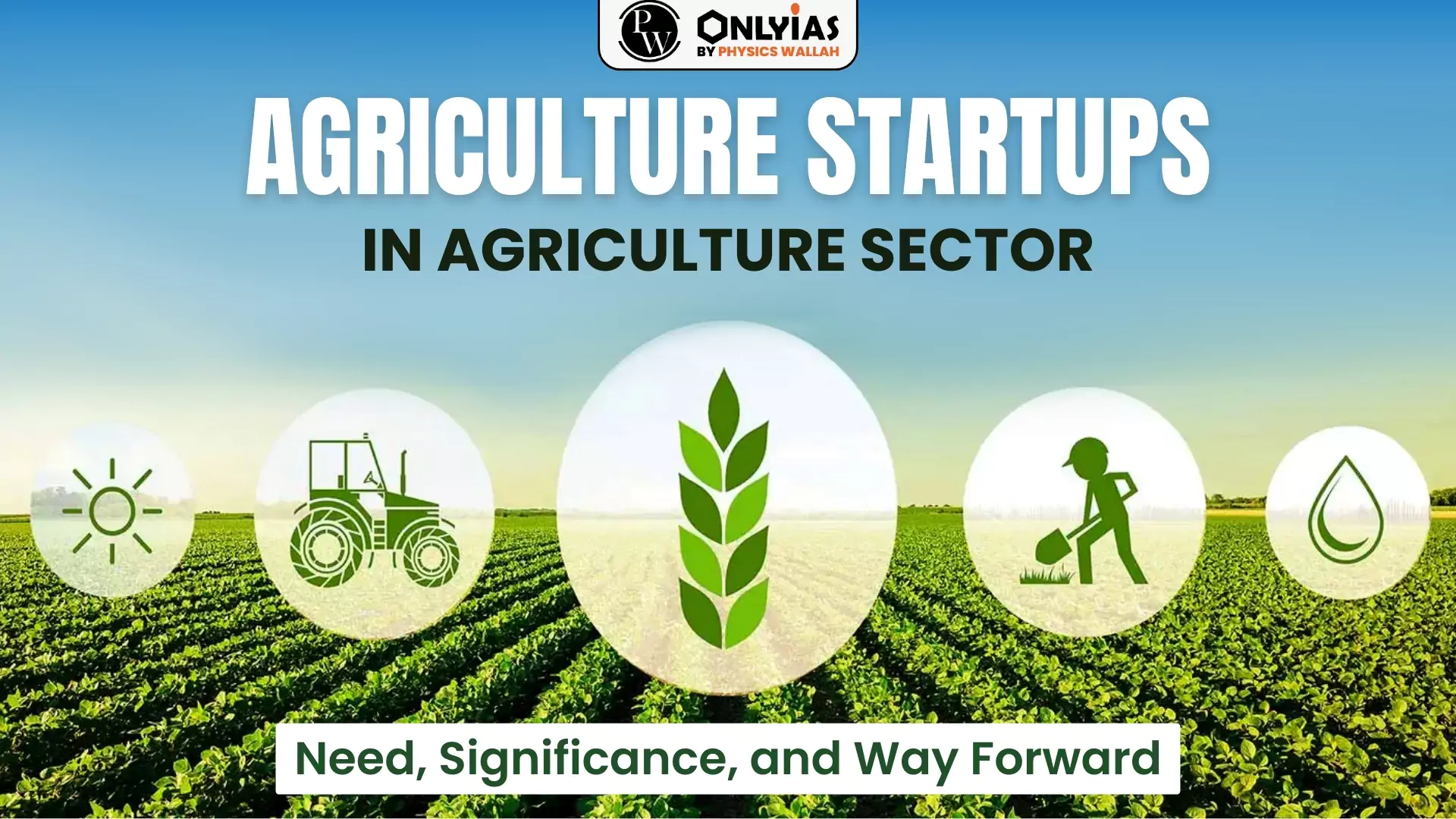 Agriculture Startups In Agriculture Sector: Need, Significance, And Way ...