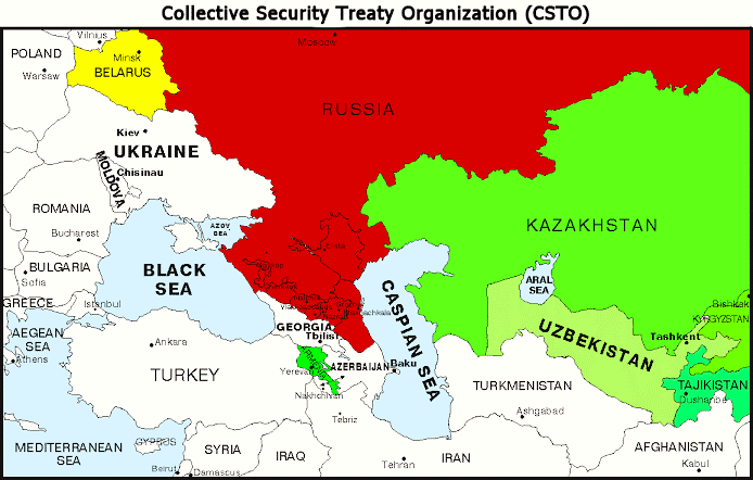 CSTO: Collective Security Treaty Organisation - PWOnlyIAS