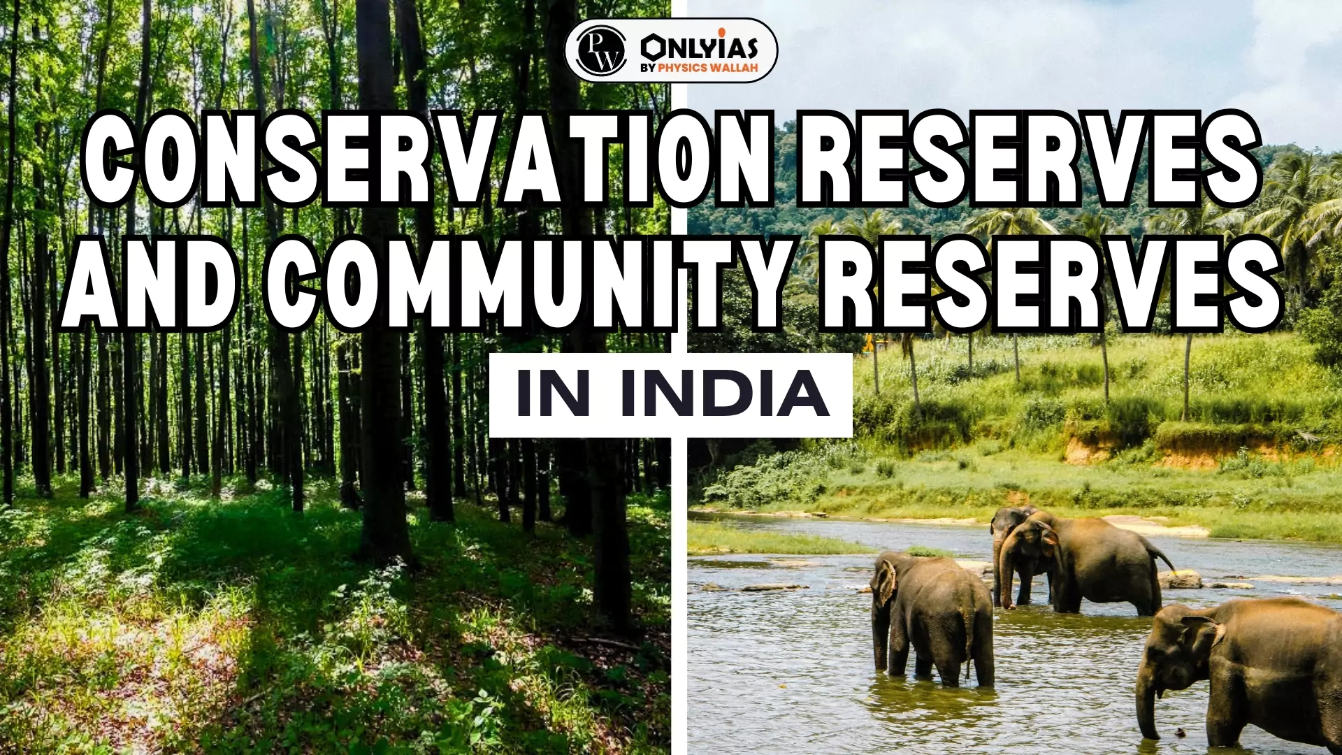 Conservation Reserves And Community Reserves In India - PWOnlyIAS