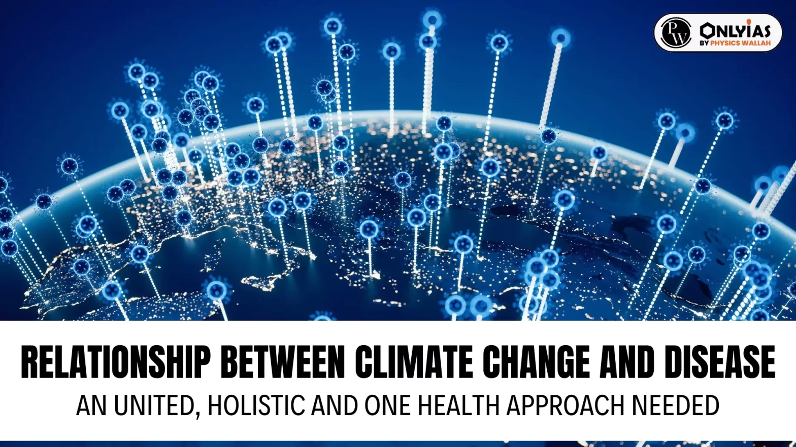 Relationship Between Climate Change and Disease: An United, Holistic and One Health Approach Needed