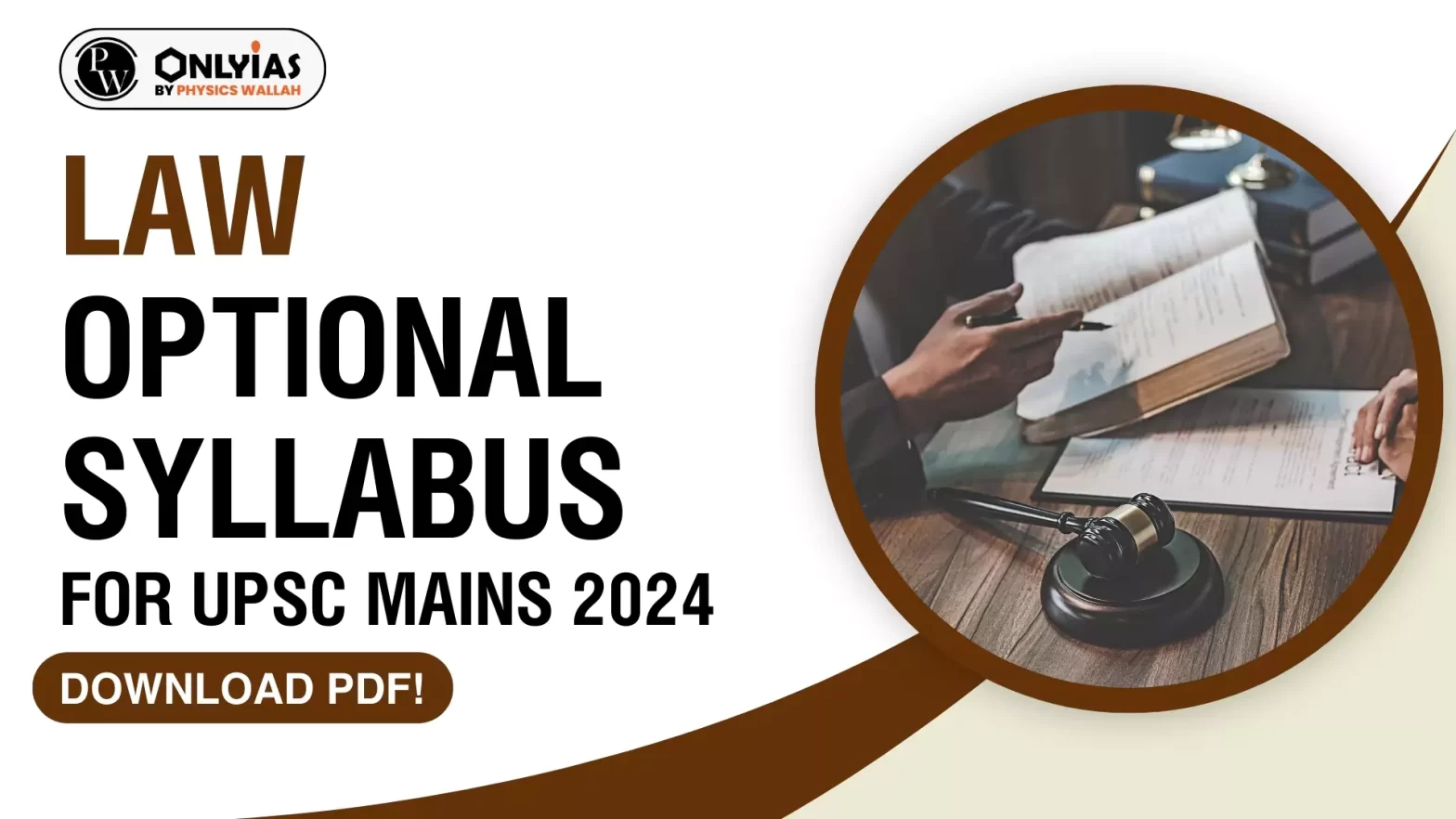 Law Optional Syllabus for UPSC Mains 2024, Download PDF!