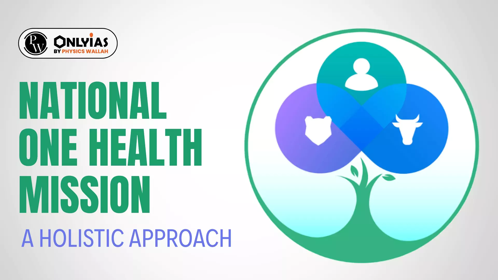 National One Health Mission A Holistic Approach PWOnlyIAS