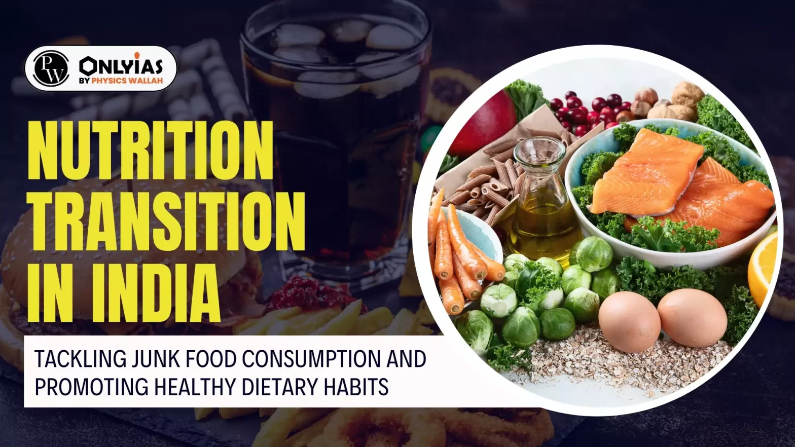 Nutrition Transition in India: Tackling Junk Food Consumption and Promoting Healthy Dietary Habits