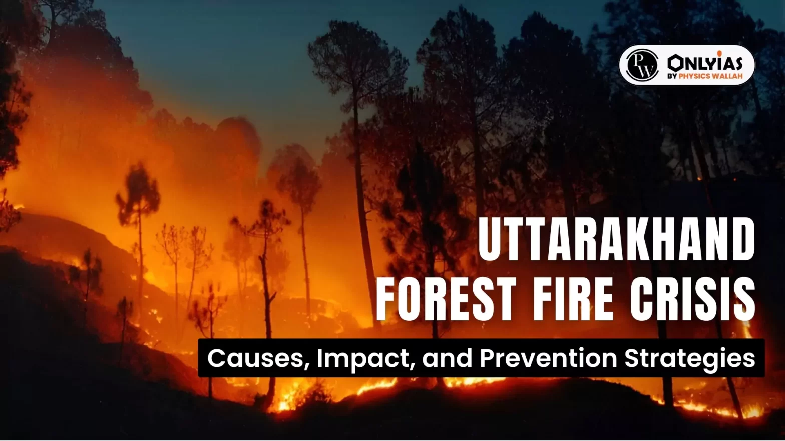 Uttarakhand Forest Fire Crisis: Causes, Impact, and Prevention Strategies