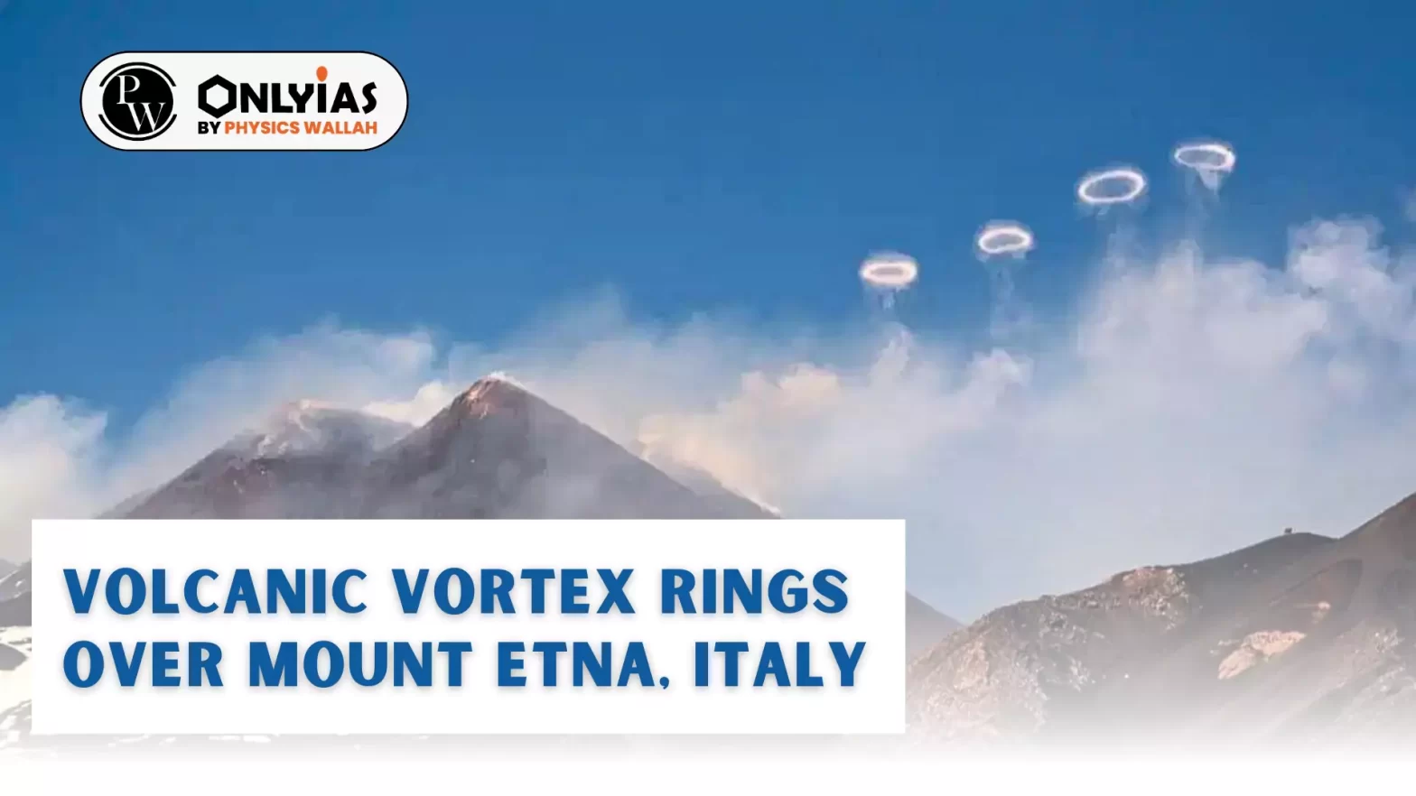 Volcanic Vortex Rings Over Mount Etna, Italy