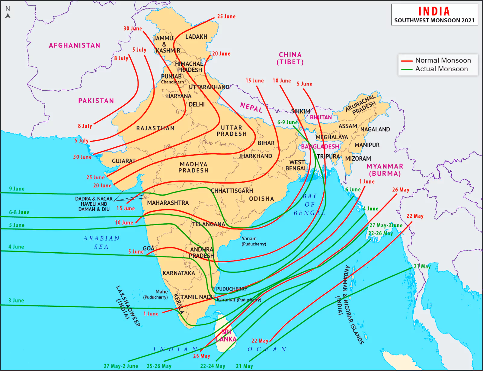 Onset of Monsoon