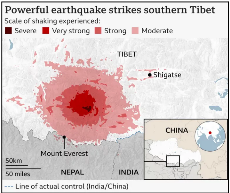 Tibet Earthquake