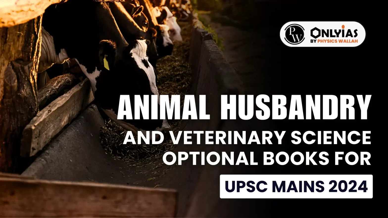 Animal Husbandry and Veterinary Science Optional Books for UPSC Mains 2024