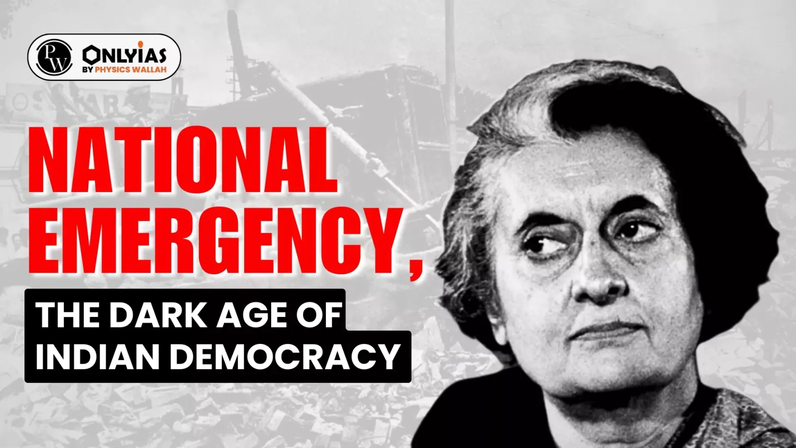 National Emergency, The Dark Age of Indian Democracy