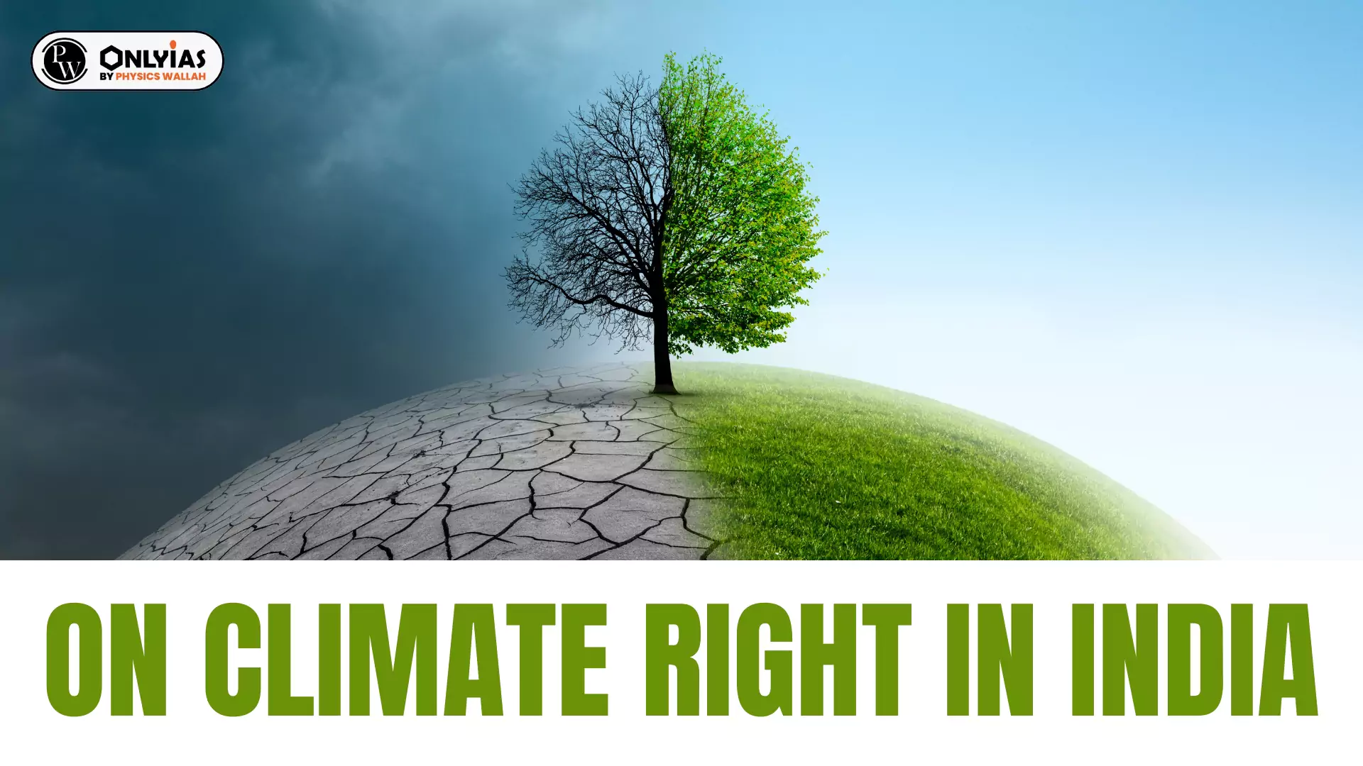 On Climate Right In India - PWOnlyIAS