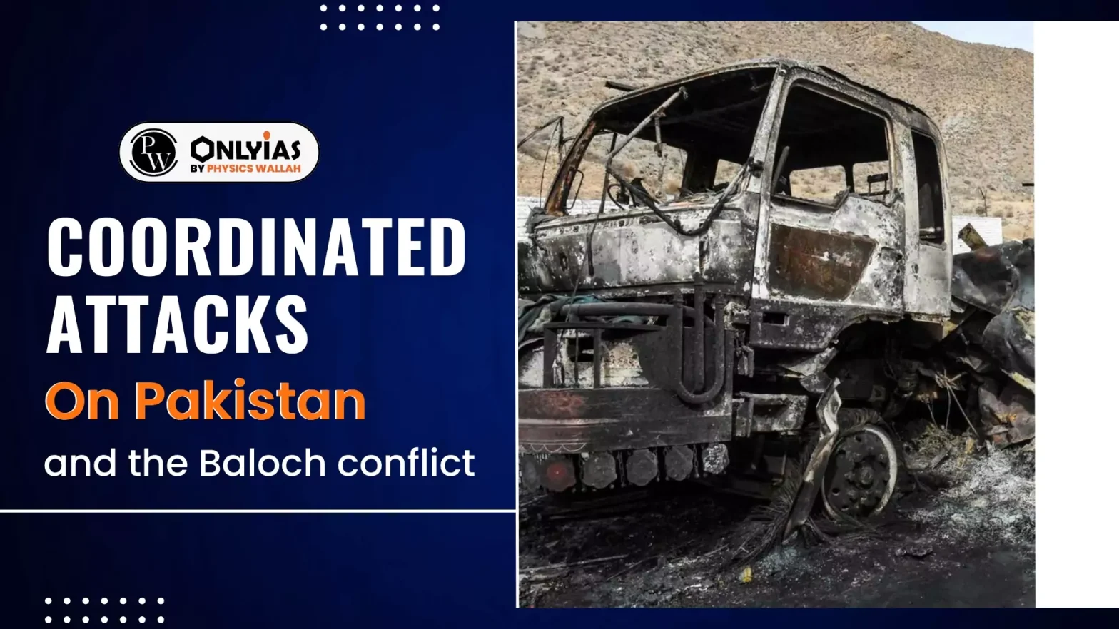 Coordinated attacks: On Pakistan and the Baloch conflict