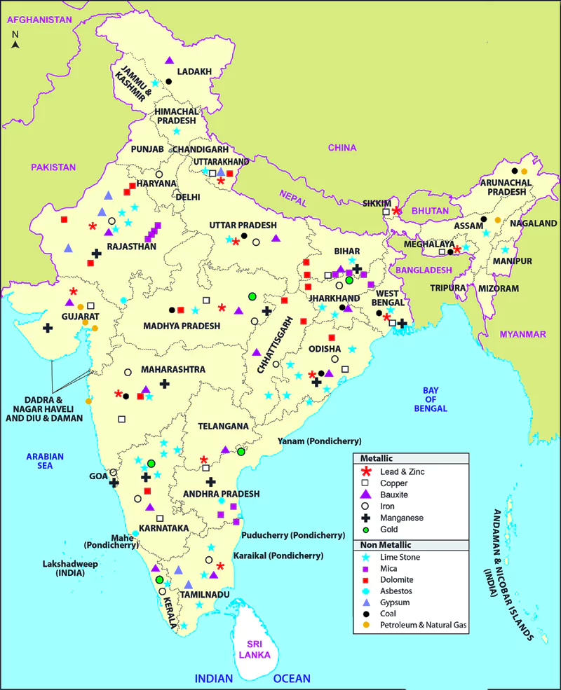 Major Mineral Imports Of India