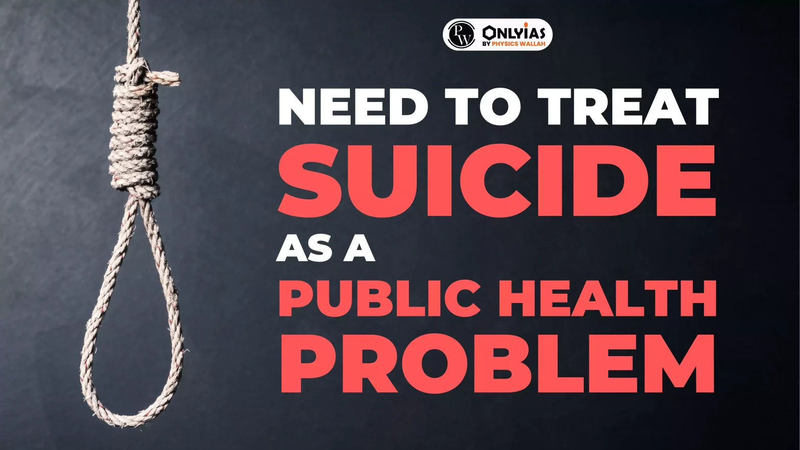 Need to treat suicide as a public health problem