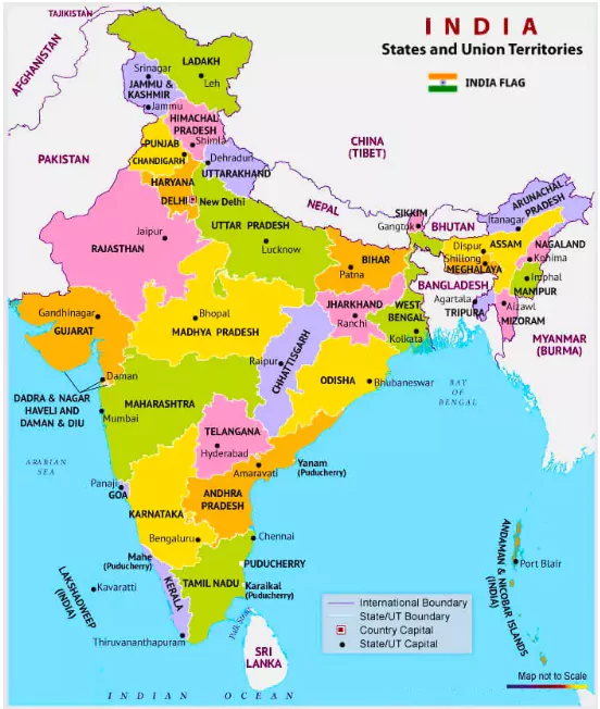 Indian States Formation Dates