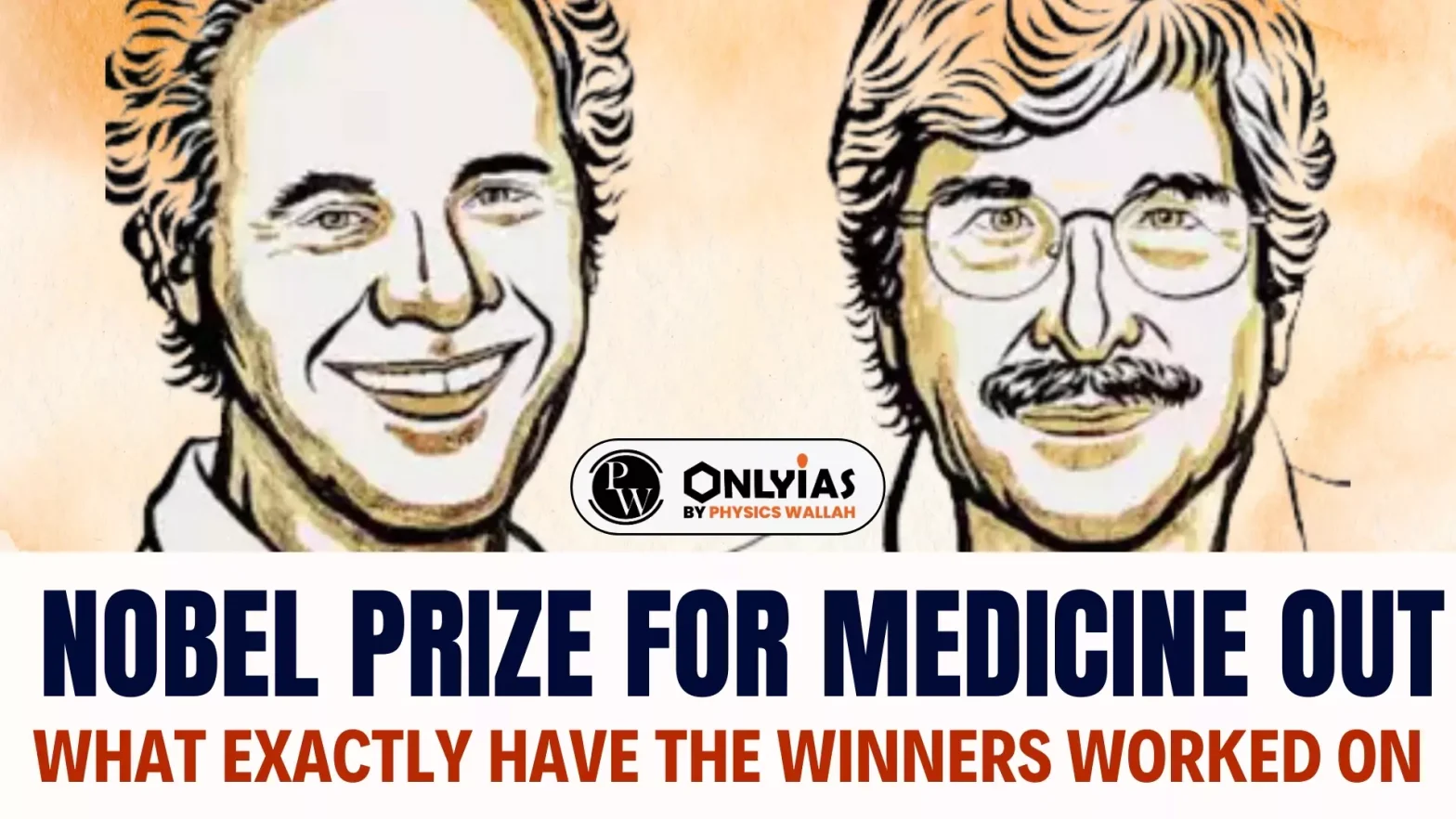 Nobel Prize 2024 for Medicine out: What exactly have the winners worked on