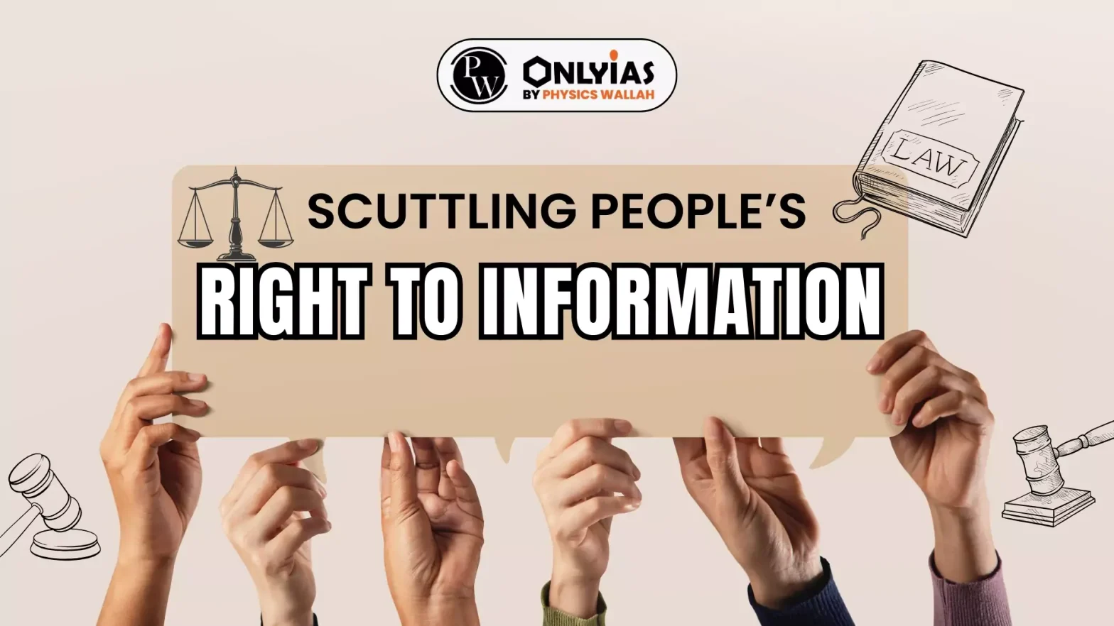 Scuttling people’s right to information