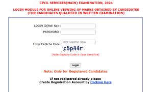 UPSC Mains Marksheet 2024