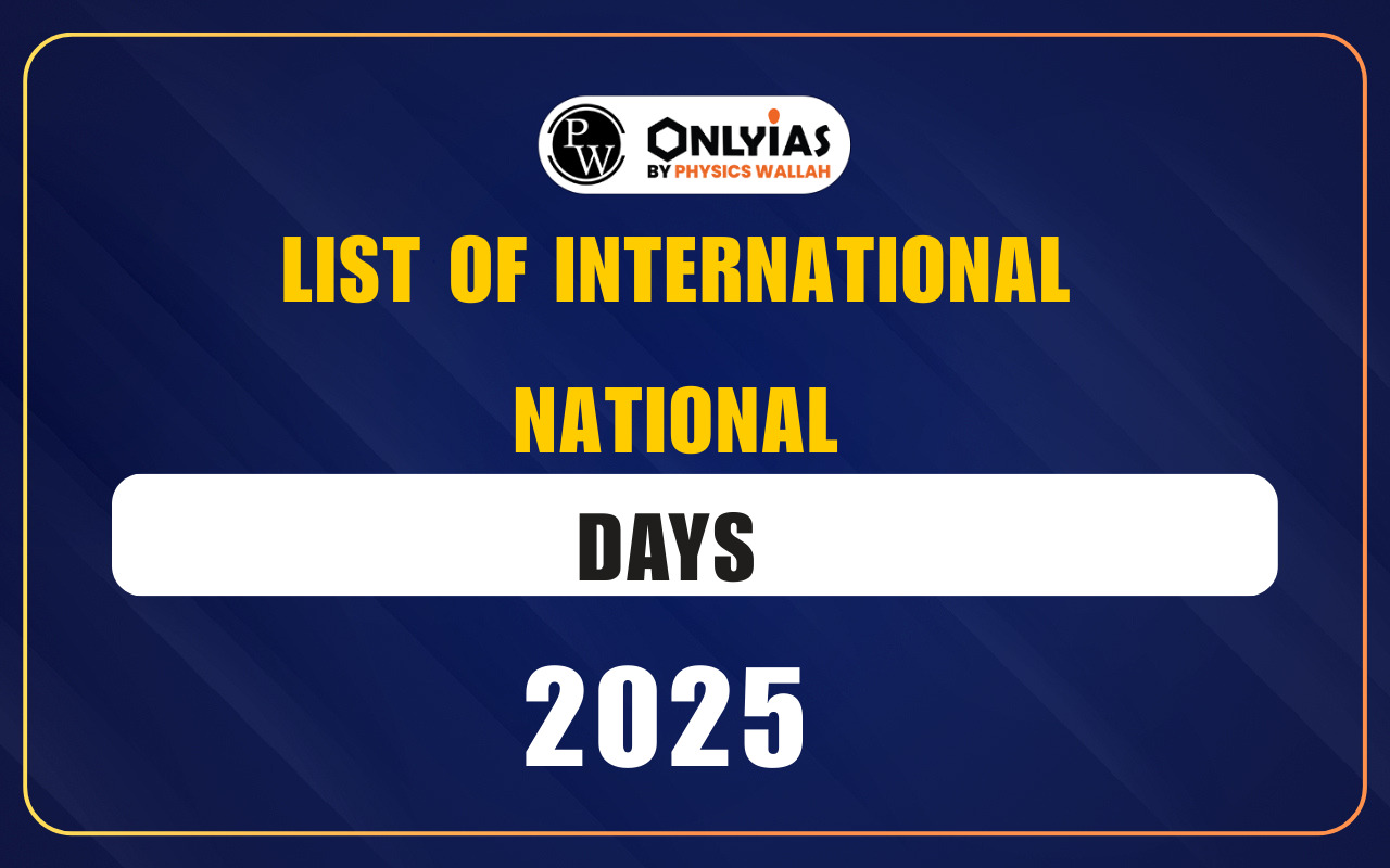List of International National Days 2025 Month-Wise