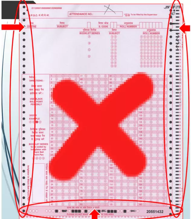 Common Mistakes in Filling OMR Sheet for UPSC Exam