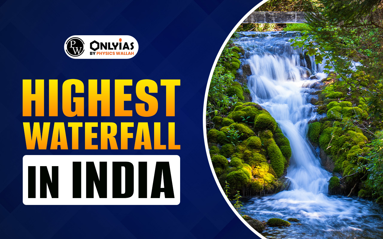 List of Highest Waterfalls in India 2025, Top Waterfalls, Heights, Locations