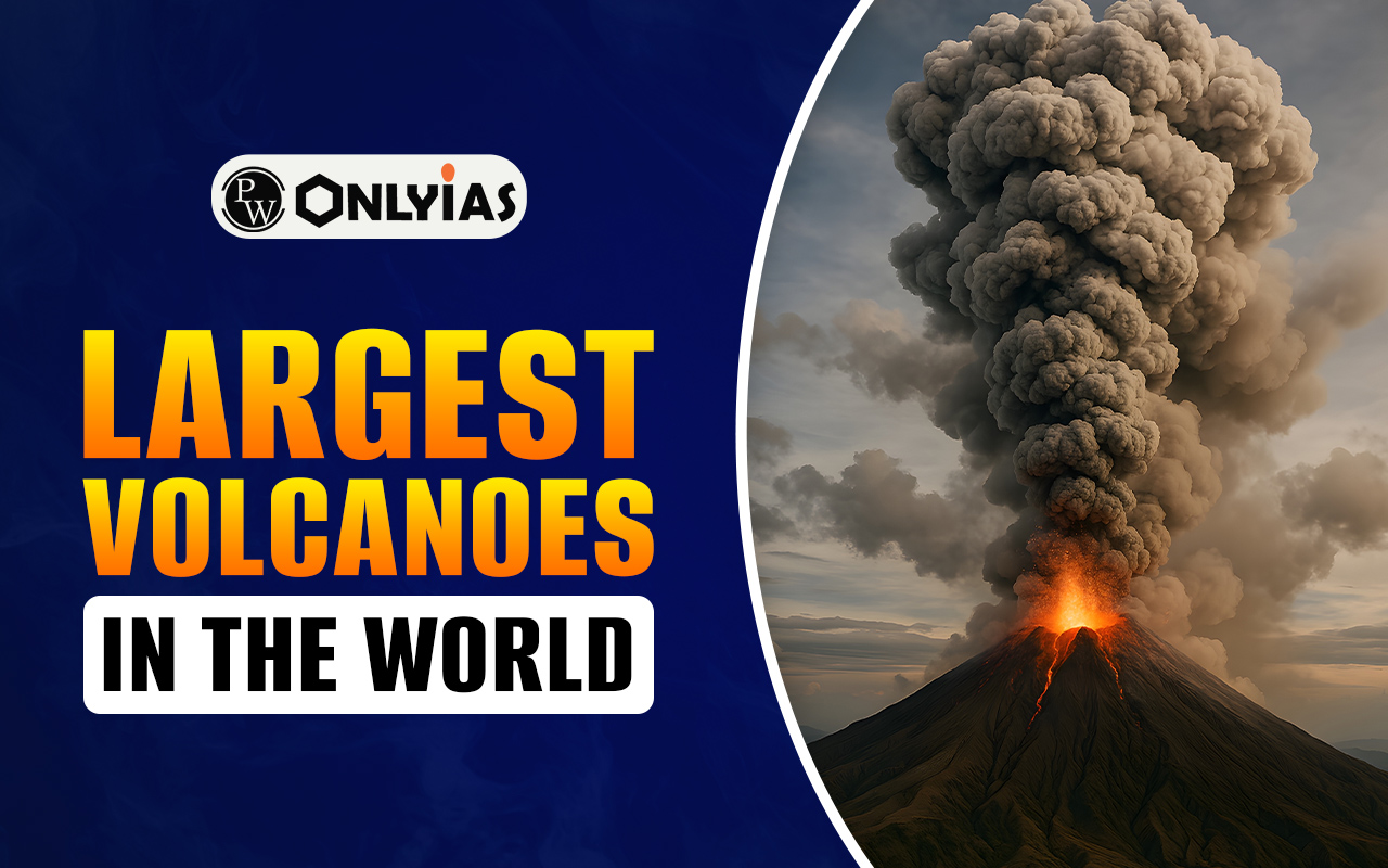 Largest Volcanoes in the World List,  Distribution, Location