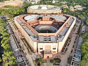 new Parliament Building, in New Delhi