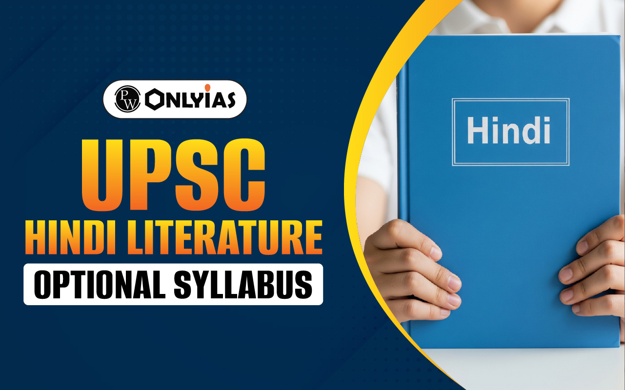 UPSC Hindi Literature Optional Syllabus 2026 Download PDF