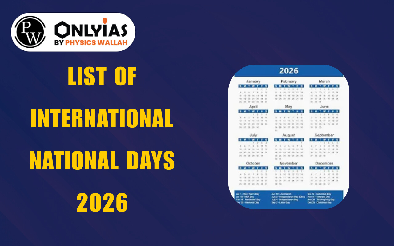 Important Days in 2026: Month-Wise List of International, National Days & Holidays