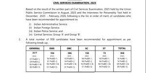 upsc result 2026 out