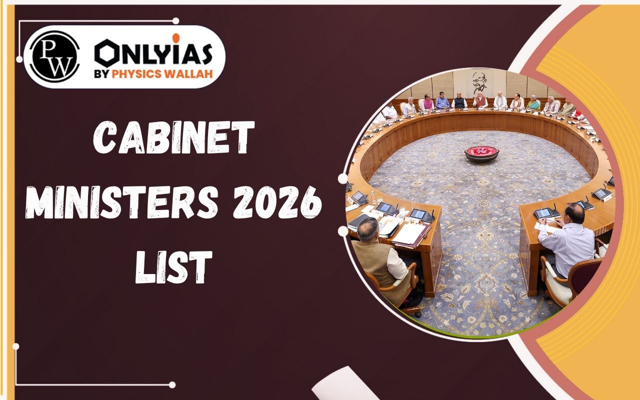 Cabinet Ministers 2026 List– Check Cabinet Ministers of India with Portfolios