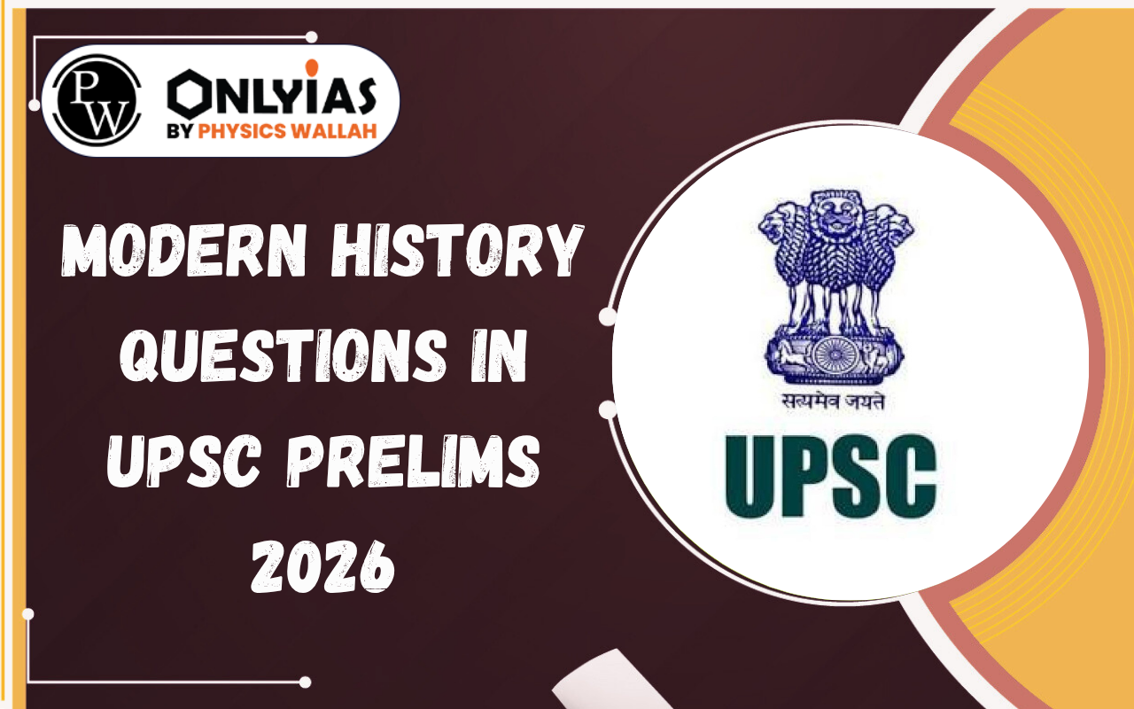 Modern History Questions in UPSC Prelims 2026