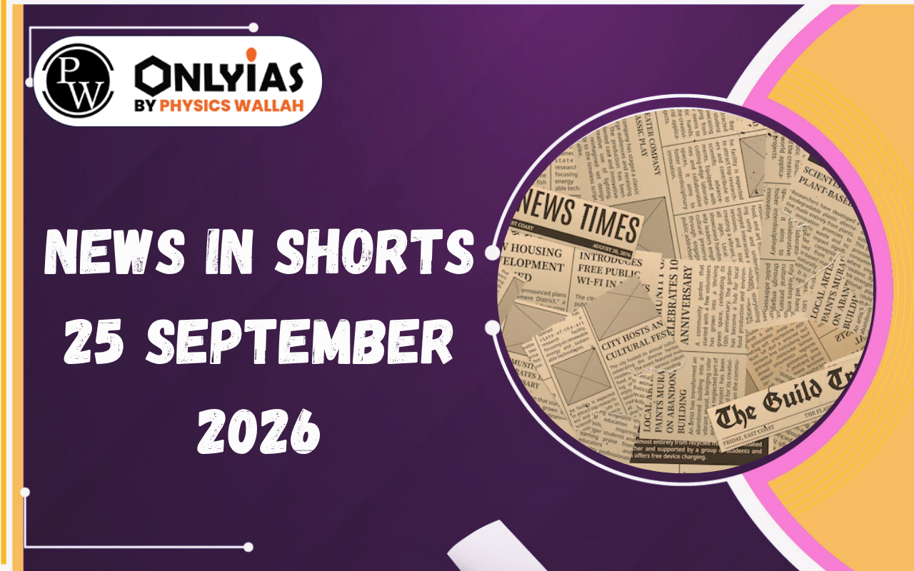 News in Shorts 25 September 2026: Red Sanders, Hurricane Polo & Varuna